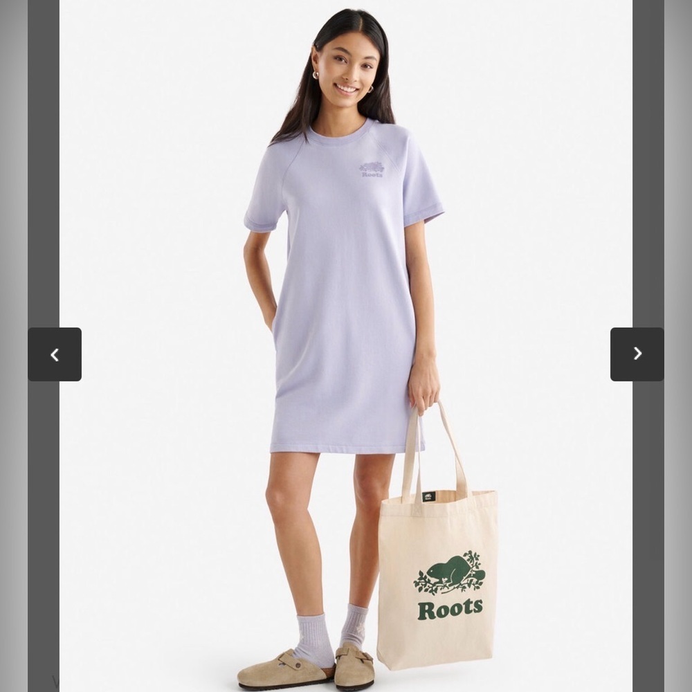 Roots Cooper Short Sleeve Sweat Dress - Picture 2 of 9